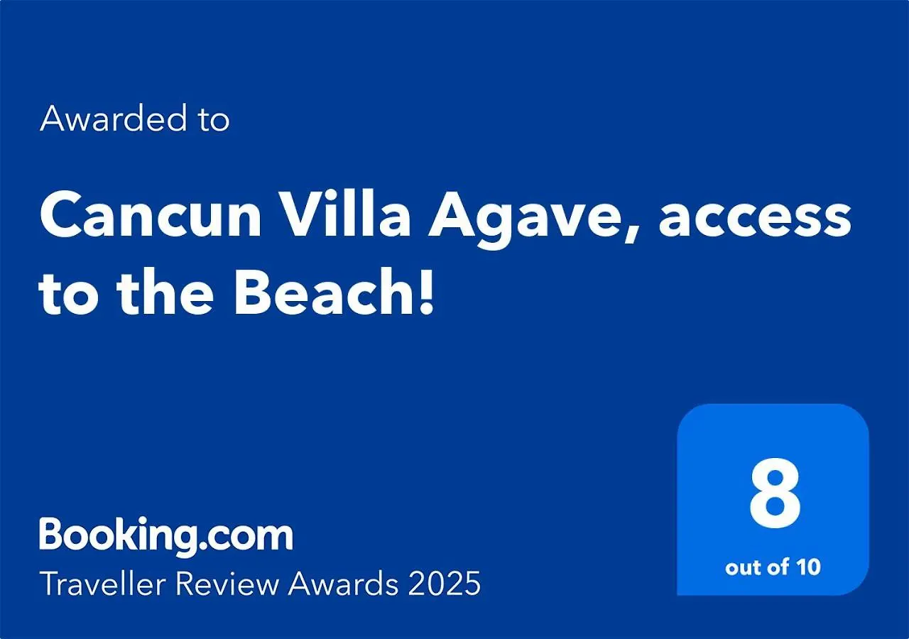 Cancun Villa Agave, Access To The Beach!